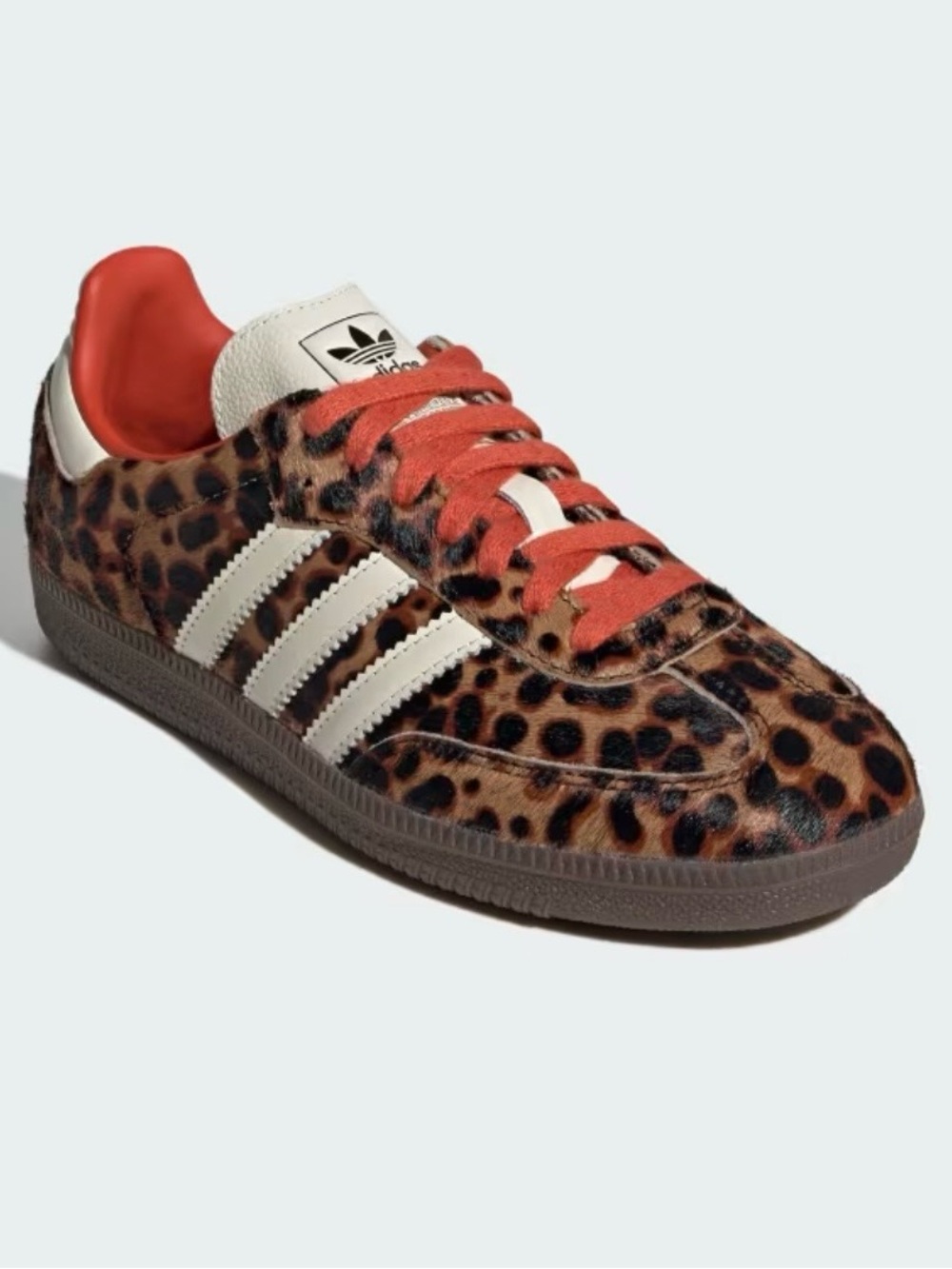 adidas Samba OG Sneakers in Leopard Print Calf Hair - US 7 - Picture 3 of 12